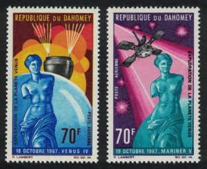 Dahomey 'Exploration of the Planet Venus' 2v Space 1968 MNH SG#315-316