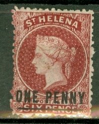 St Helena 12 unused no gum CV $140