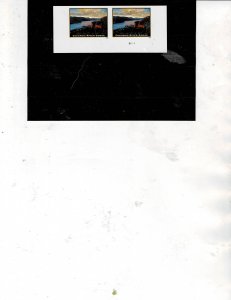 Columbia River Gorge Postage Express Mail Postage $22.95 Imperf Pair #5041a