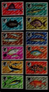 Ascension 118-25 130-33 MNH Fishes SCV29.05