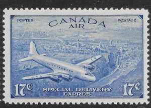 CANADA SGS17 1946 17c ULTRAMARINE SPECIAL DELIVERY MTD MINT