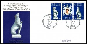 South Georgia 51a-51c Fleetwood U/A FDC