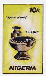 Nigeria 1990 Pottery - original hand-painted artwork for ...