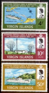 Virgin Islands 1967 SC# 183-5 MNH-OG E48