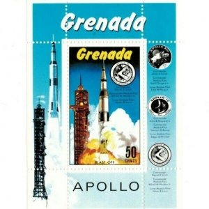 Grenada - 1971 - Apollo Space - Souvenir Sheet - MNH (Scott#427)