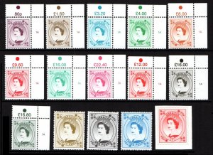 Gibraltar # 779 - 793 MNH