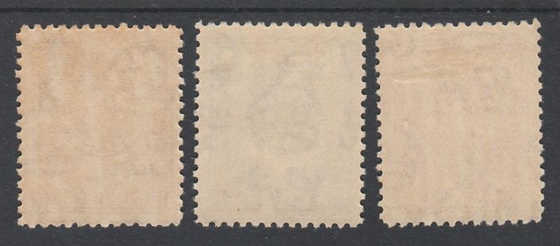 NORTHERN RHODESIA 1925 KGV GIRAFFE AND ELEPHANTS 4D 6D AND 8D 