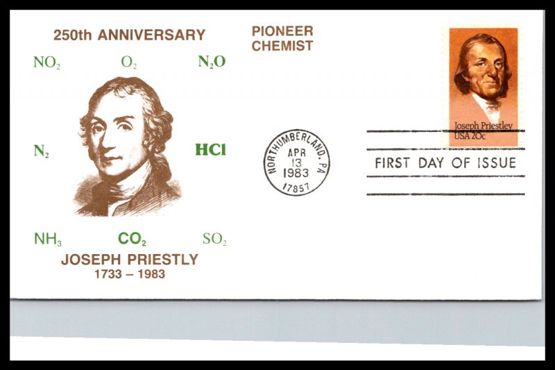 #2038 Joseph Priestley - Kenick Cachet ev20