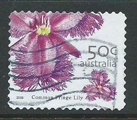 Australia SG 2536 perf 11½  Used Common Fringe Lily