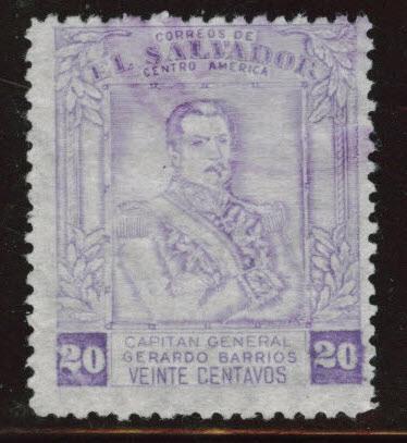 El Salvador Scott 677 used 1955 stamp