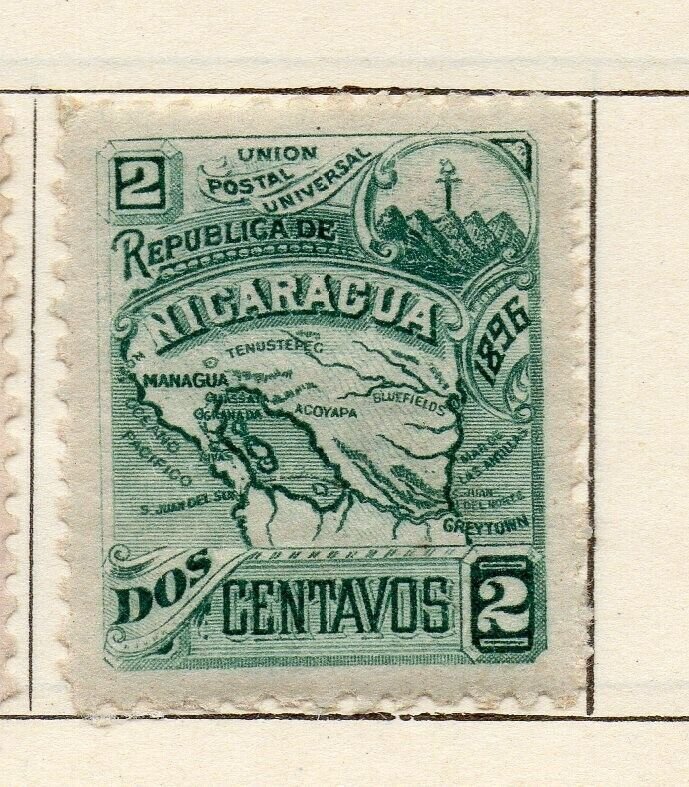 Nicaragua 1896 Early Issue Fine Used 2c. NW-116017