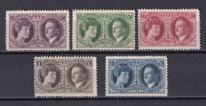 1927 - LUXEMBOURG -Sc# B20-B24, MNH**