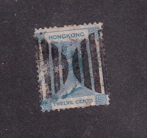 HONG KONG # 15 ND # 19 VF-USED 12cts and 30cts VICTORIA  CAT VALUE $28+ 