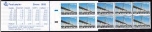 Denmark - 1985 - Scott #776 - MNH Booklet - Faro Bridges
