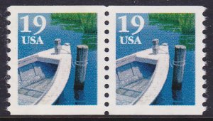 Pair 19c Fishing Boat US 2529 MNH F-VF