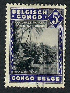 Belgian Congo #166 used single
