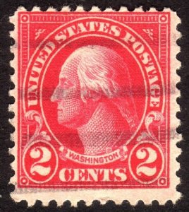 1923, US 2c, Washington, Used, Sc 554