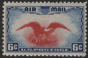 MALACK #C23 DRAMTIC COLOT SHIFT, the eagle has landed,  VF OG NH, fresh color...