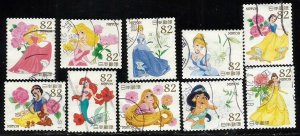 Japan #3960  Set A-J