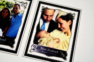 COLOR PRINTED NEW ZEALAND 2011-2015 STAMP ALBUM PAGES (98 illustrated pages)