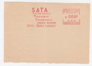 CAMEROON, FRENCH, Meter,1954, Havas M, Proof strike on piece, Doula, 0.00f.