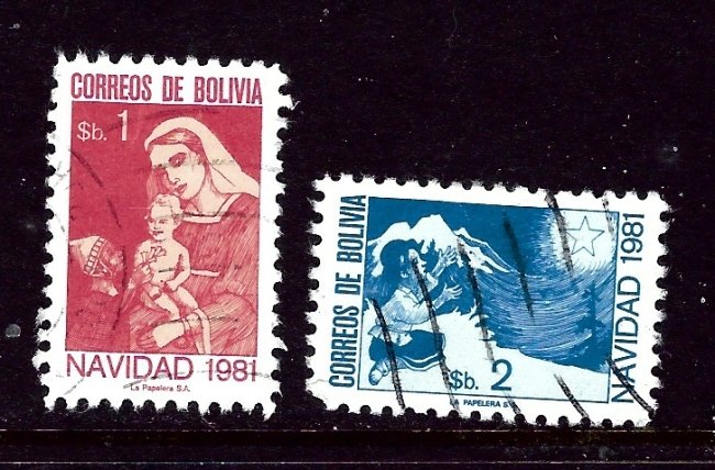 Bolivia 689-70 Used 1981 set    (ap4322)