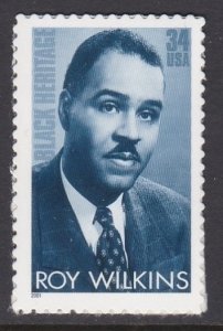 3501 Roy Wilkins MNH