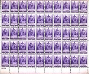 U.S. #902 MINT OG NH FULL SHEET