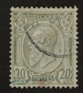 Belgium Scott 56 Used 1884