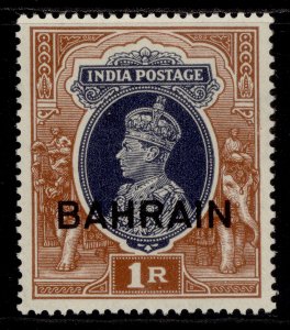 BAHRAIN GVI SG32, 1r grey & red-brown, M MINT. Cat £10.