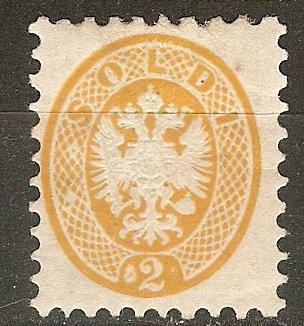 Austria Lombardi Venetia 20 Mi 19 MH F/VF 1864 SCV $640.00