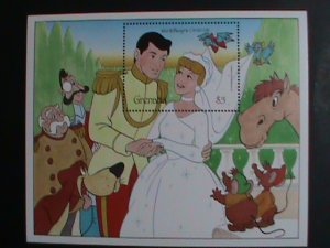 GRENADA STAMP- 2011-DISNEY CARTOON STAMP- CINDERELLA MNH S/S SHEET VERY FINE