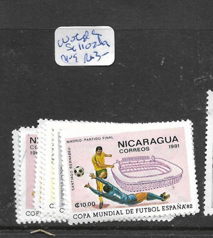 NICARAGUA  (PP1804B)  WORLD CUP FOOTBALL SC 112-9  MOG