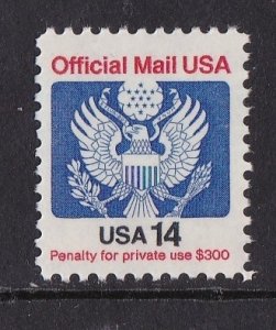 O129A 14 Cent Official MNH