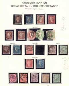 MOMEN: GREAT BRITAIN VALUABLE CLASSIC COLLECTION LOT #66695*