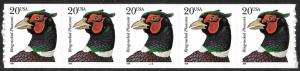 Scott 3055  20¢ Pheasant PNC/5 Plate #1111 - High 1, MNH