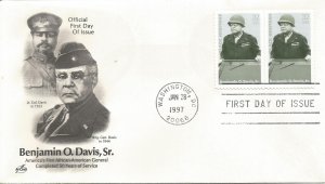 Benjamin Davis FDC Artcraft cachet !#2