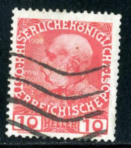 AUSTRIA - SC #115 - USED - 1913 - Austria367