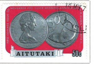 Aitutaki Sc#71 Used - Day of Issue Cancel