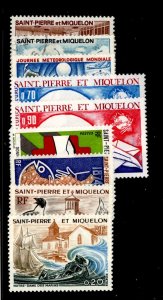 St. Pierre & Miquelon #429-36/438  Single (Complete Set)