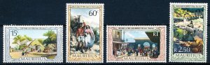 Mauritius #411-414  Set of 4 Unused NG