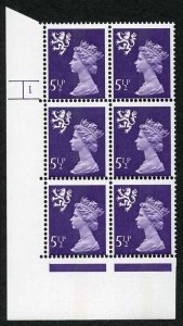 S-HFD5.5B 5.5p Violet Scotland Harrison CB Cyl 1 No Dot p19 FCP/PVAD U/M