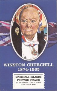 Marshall Islands - 2000 Winston Churchill - Booklet of 7 Stamps #746a