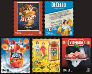 Scott #3936-40 Foodstuff Brands MNH