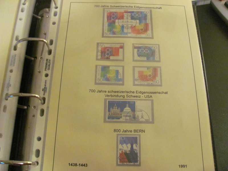 SWITZERLAND 1978-2005 STAMPS & COVERS XF COULD BE AS MUCH AS $2000 CATALGUE(188)