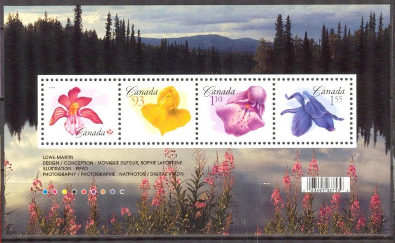 Canada 2006 Flowers Lowe - Martin Mi. Bl. 89 S/S MNH