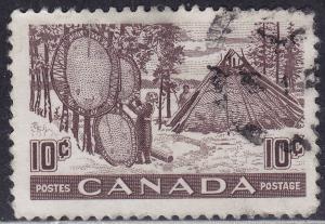 Canada 301 Drying Animal Hides 1950