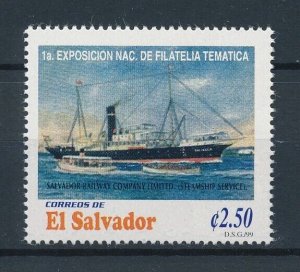 [116314] El Salvador 1999 Ships boats Steamship steamer Salvador  MNH