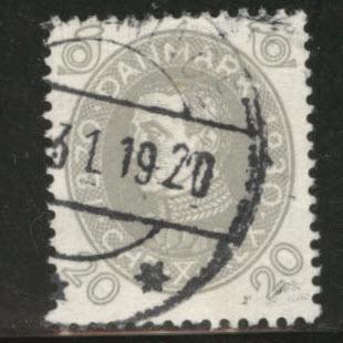 DENMARK  Scott 215 used 1930 stamp CV$8.50