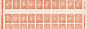 Mexico # 666, Benito Juarez, Sheet of 100, NH, 1/3 Cat.